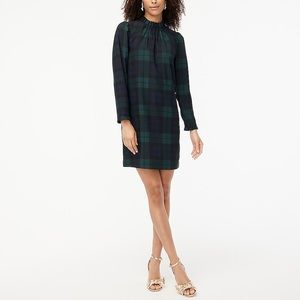 J. Crew Green and Blue Plaid Dress Size 4